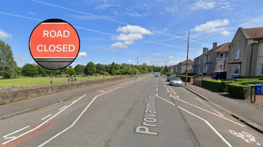 Provanmill Road Closed for Resurfacing in Glasgow 2026