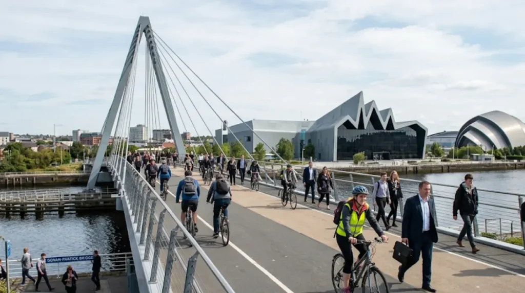 What Impact Does the Govan-Partick Bridge Have on Cross-River Daily Commuting?