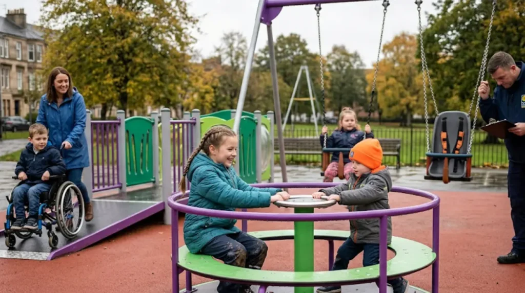 What Safety Standards and Accessibility Features Protect Children in Glasgow Parks?