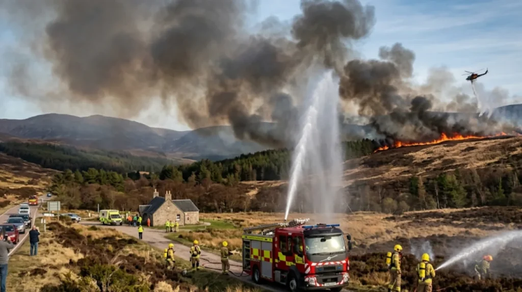 What is the Cairngorms fire?