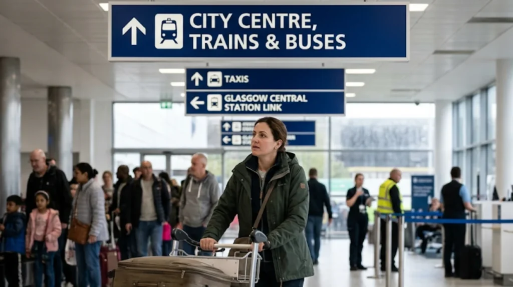 What should visitors know about airports and long-distance travel?