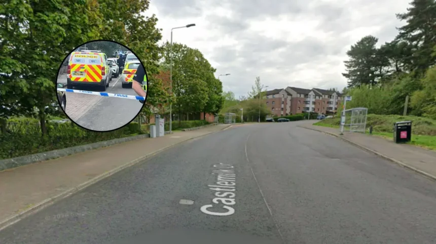 Armed Police Arrest Man After Castlemilk Drive Disturbance Glasgow 2026