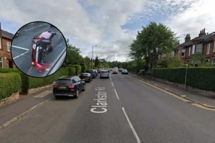 Car Flips in Severe Crash on Clarkston Road, Cathcart, Glasgow 2026