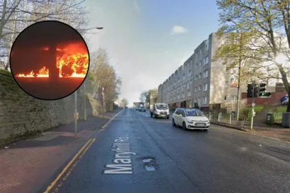 Glasgow Tesco Evacuated Following Vehicle Car Park Fire Maryhill 2026
