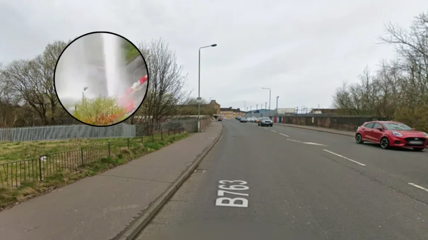 Glasgow Water Main Burst Closes Millerston Street G31 2026
