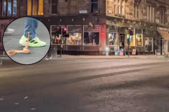 Loose Snake Snaps at Shoppers in Glasgow City Centre 2026