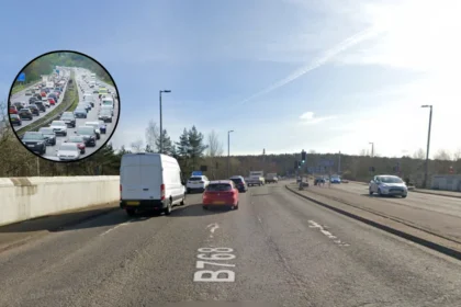 M77 Junction 1 Traffic Disruption Warnings Issued Glasgow 2026