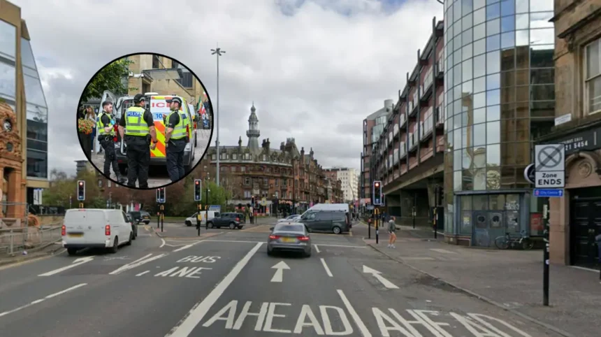 Man Arrested Near Iran Protest On Buchanan Street Glasgow 2026