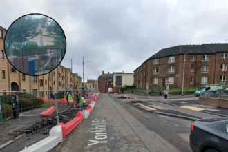 Man Injured as Cops Tape Off Yorkhill Street Glasgow 2026
