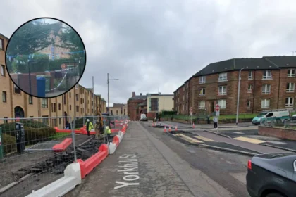 Man Injured as Cops Tape Off Yorkhill Street Glasgow 2026