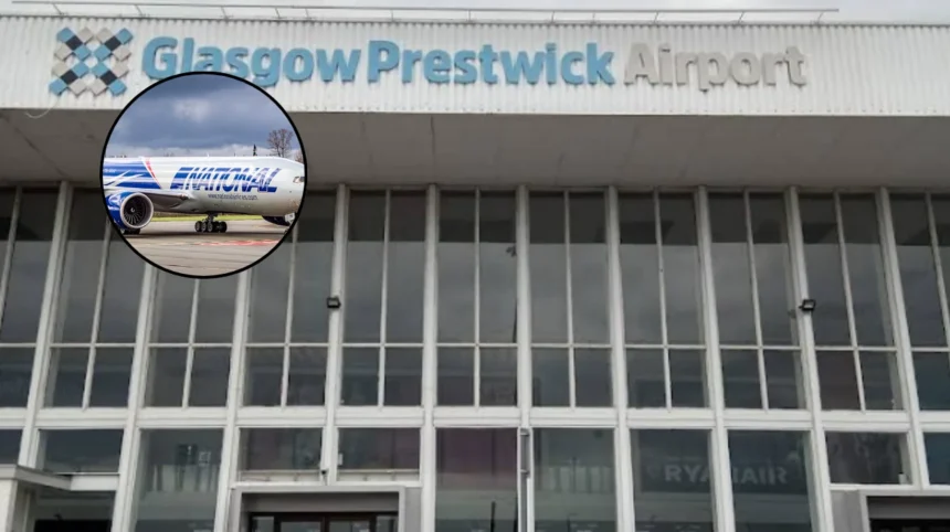 National Airlines & Prestwick Airport Complete Record B777F Flight, Scotland 2026