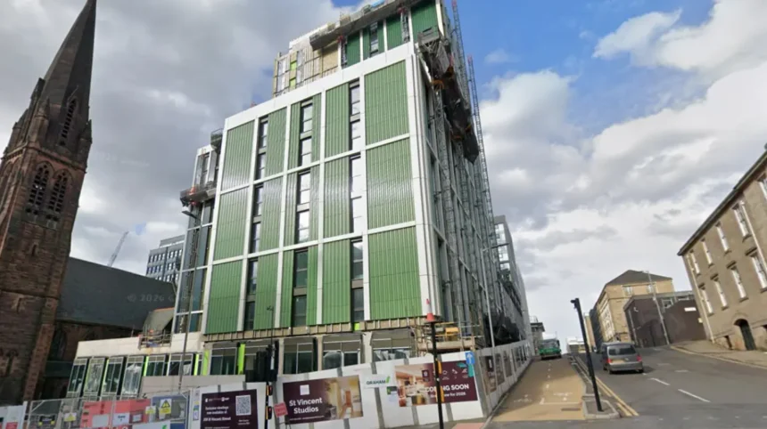 St Vincent Studios 321-Bed Student Accommodation Opens Glasgow 2026