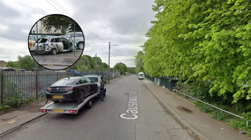 Vehicles Firebombed in Gangland Attack at Garage: Tollcross 2026