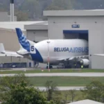 Airbus BelugaXL5 Diverts to Glasgow Due to Fog, Flintshire 2026
