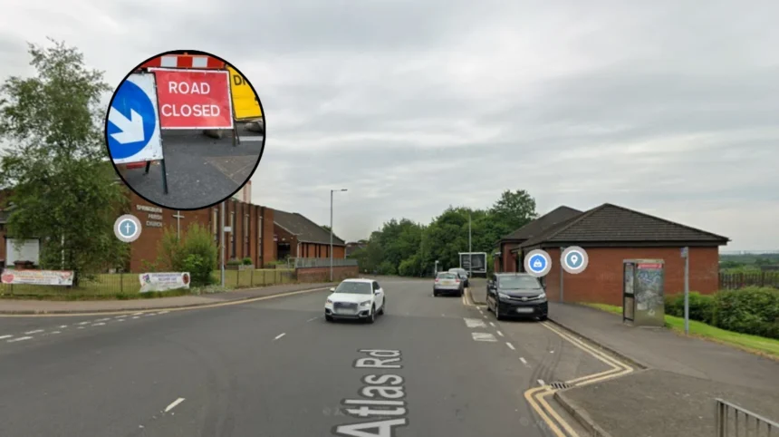 Atlas Road Resurfacing Phase Two Progresses in North Glasgow 2026