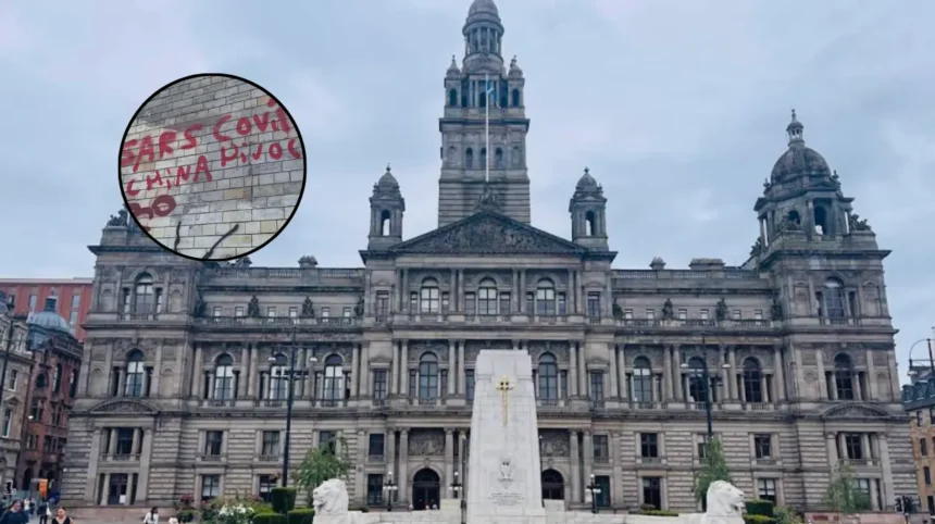 Council Clears Racist Graffiti in Glasgow 2026