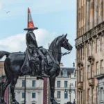 Duke of Wellington Statue Glasgow Traffic Cone Explained