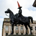 George Bowie Puts Clyde 1 Cone on Duke Statue Glasgow 2026
