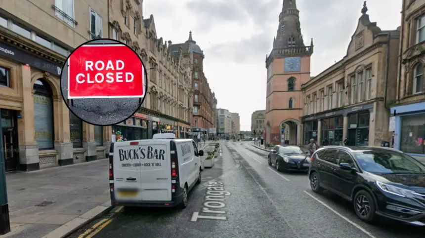 Glasgow Trongate Closed Due To Subsidence 2026