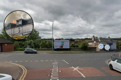 Major Blaze Erupts on Springburn Way in Glasgow 2026