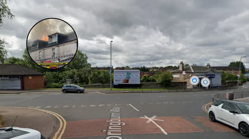 Major Blaze Erupts on Springburn Way in Glasgow 2026
