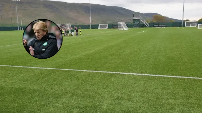 Paul McGowan Gordon Strachan Celtic Training Lennoxtown 2026