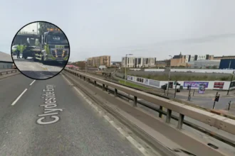 Woman Charged After Car Crash Near Clydeside Expressway Glasgow 2026