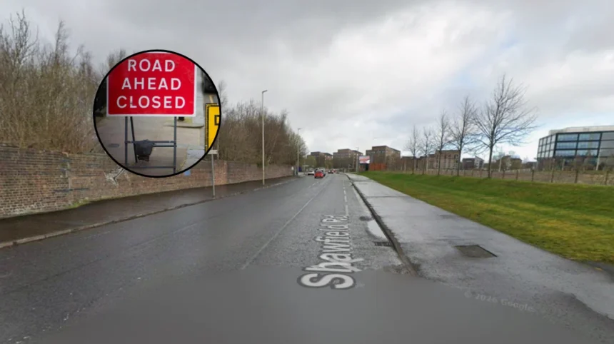 Emergency Scottish Water Works Cause Delays on Shawfield Drive Glasgow 2026