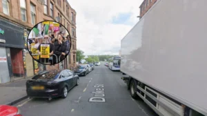 Far-Right Protest and Arrest at Parkhead Cross in Glasgow 2026