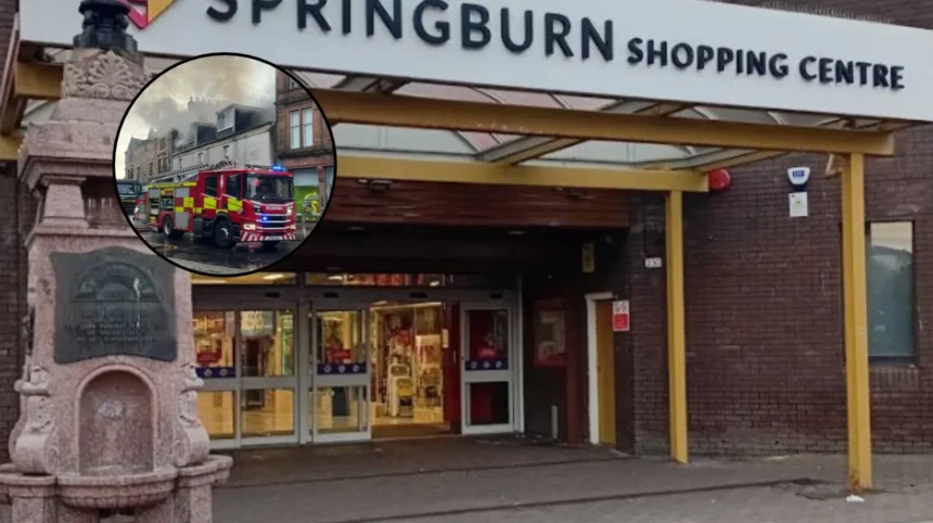 Fire Near Springburn Shopping Centre Leaves One Treated: Springburn 2026
