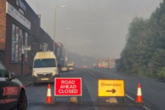 Firefighters Tackle Major Scrap Yard Blaze on South Street Scotstoun 2026
