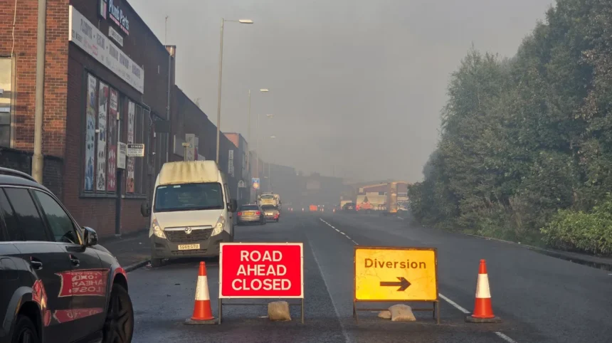 Firefighters Tackle Major Scrap Yard Blaze on South Street Scotstoun 2026