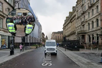 Glasgow Protests Garvaghy Road Orange Order Parade in Glasgow 2026