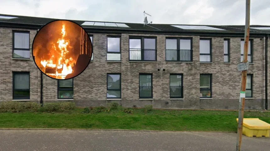 Glasgow Van Fire Sparks Emergency Response in St Edmund Court 2026
