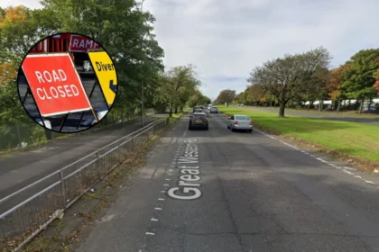 Great Western Road Closure and Resurfacing in Glasgow 2026