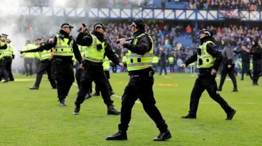 Rangers Fan Jailed Over Ibrox Pitch Invasion Disorder Glasgow 2026
